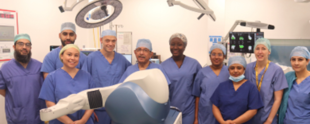 Advanced robotic arm now used in joint replacement surgeries in Dudley