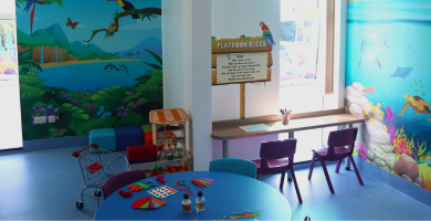 Playroom makeover joy for young patients